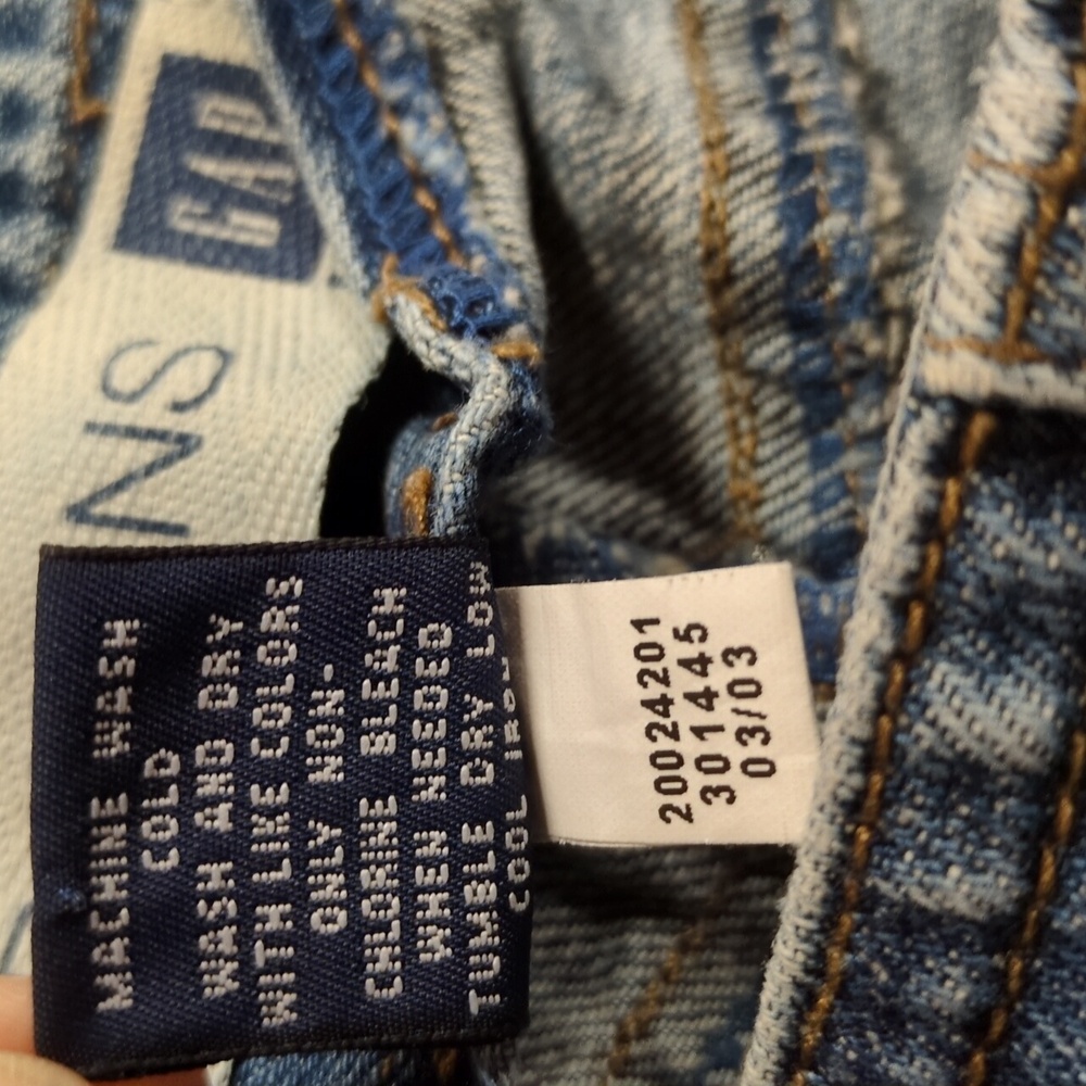 Gap Vintage 2003 Denim Mini Skirt Size 6 - Picture 5 of 6